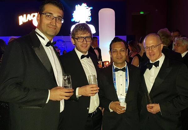 Российские флебологи с коллегами Ravul Jindal (India) и Ian Franklin (UK) на  «Black Tie Party»
