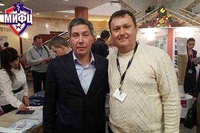 Флеболог Семенов А.Ю. с доктором Сапелкиным С.В. на конференции